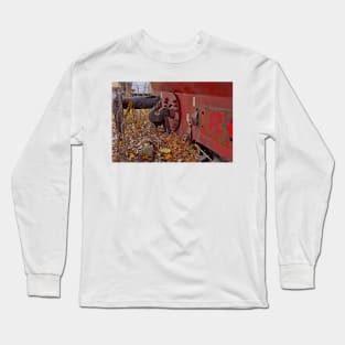 Disused loco, Romania Long Sleeve T-Shirt